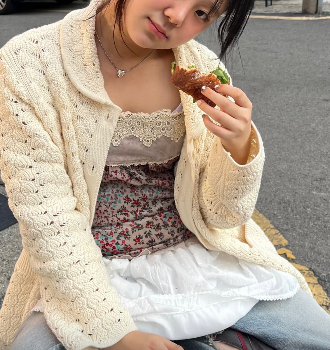 Coyseio wave knit 가디건 상품이미지2