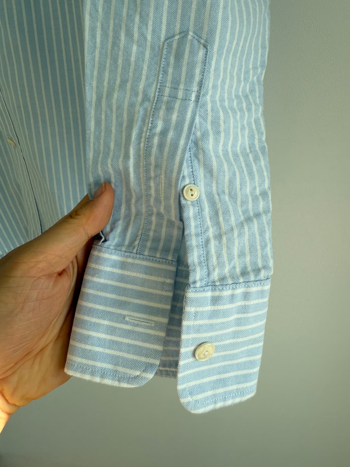 헤리티지 플로스(HERITAGEFLOSS) 핀스트라이프 셔츠 상품이미지5