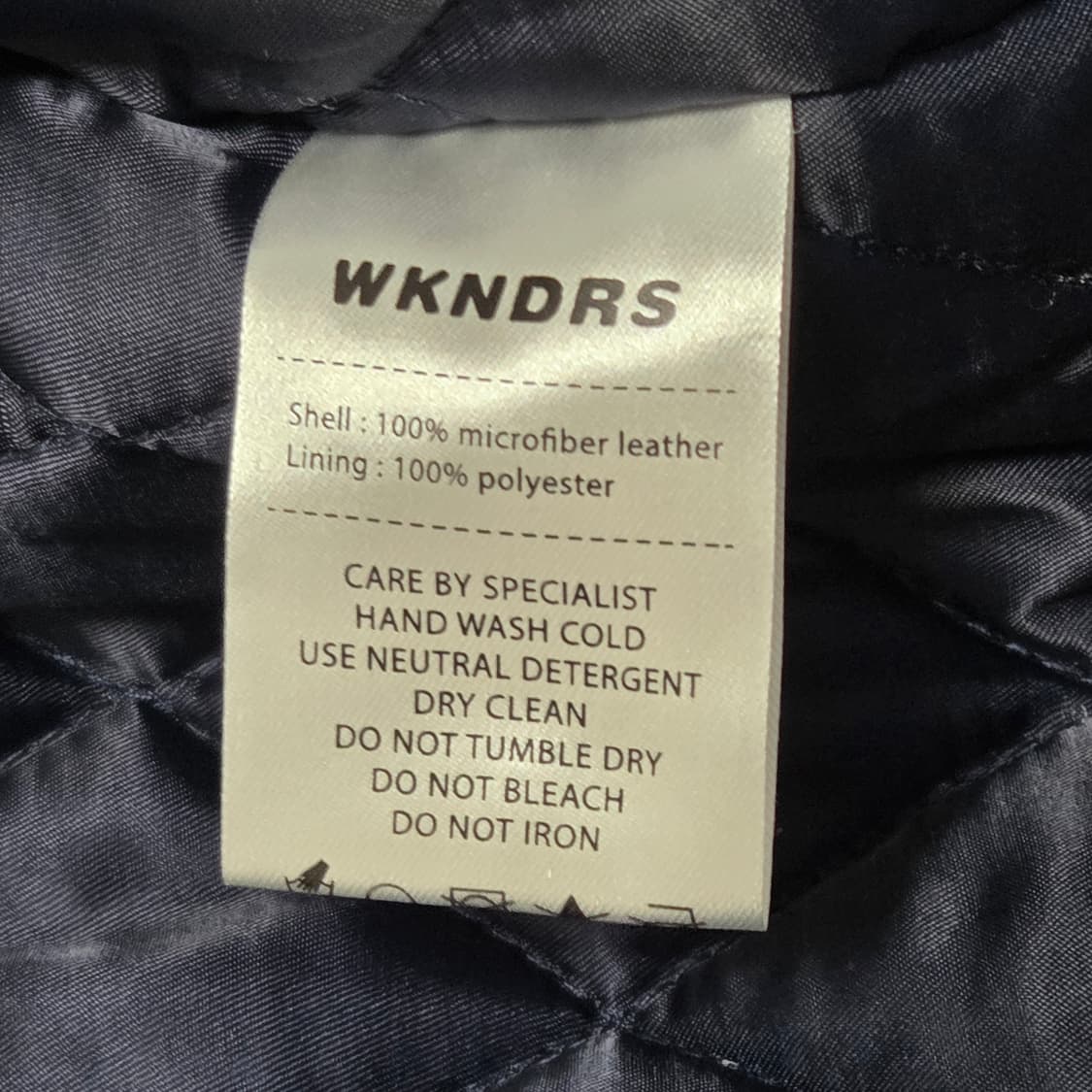 (새제품)WKNDRS 위캔더스 레더 가죽 라이더 자켓 상품이미지4
