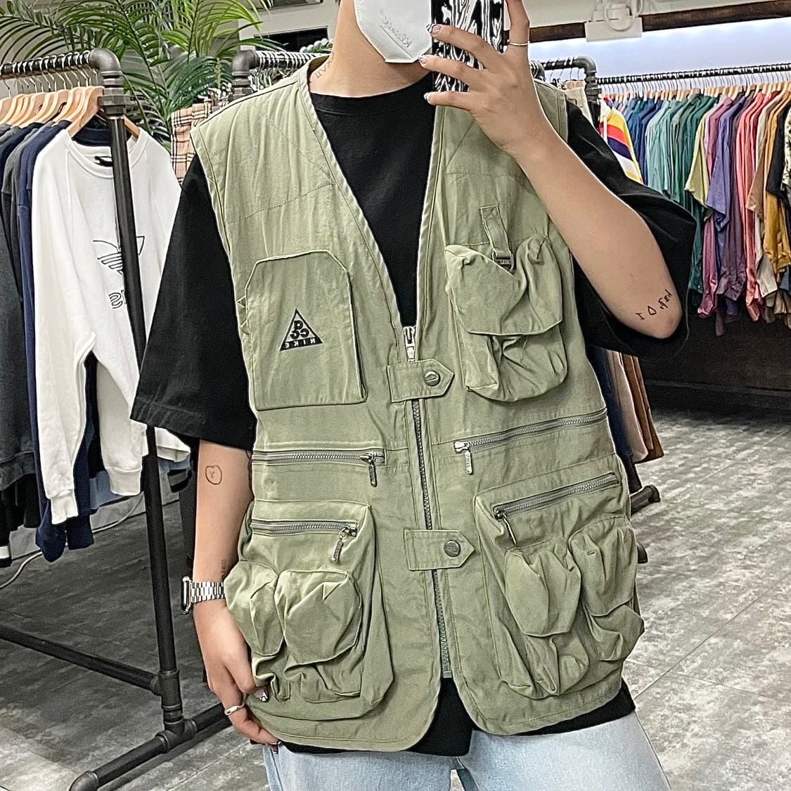 나이키 acg 그린 테크조끼 상품이미지1