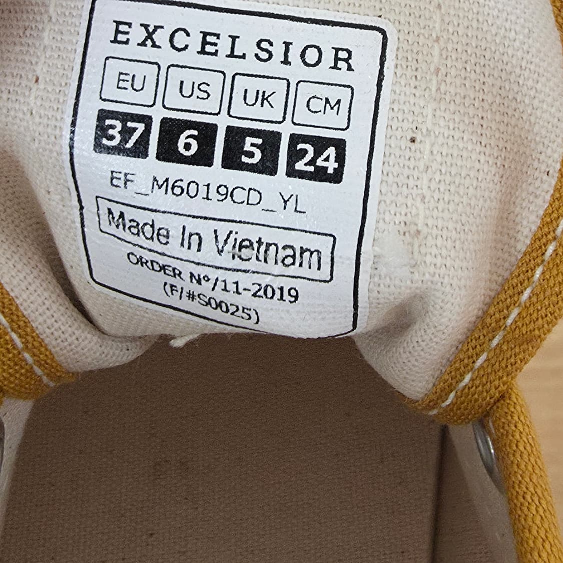 (240mm)엑셀시오르 코듀로이 스니커즈 운동화 상품이미지6