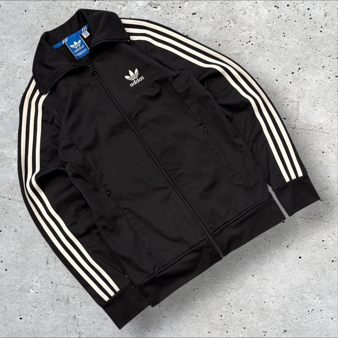 [85] 14s 아디다스 유로파 삼선 트랙탑 져지 블랙 C308 상품이미지1