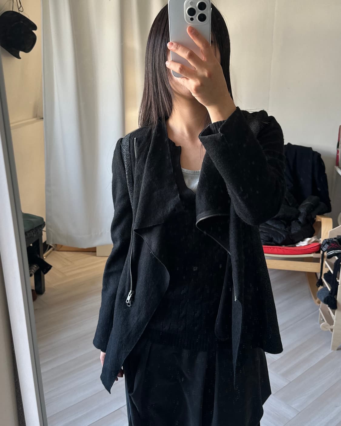  [YECCA VECCA] asymmetric zip jacket 상품이미지4