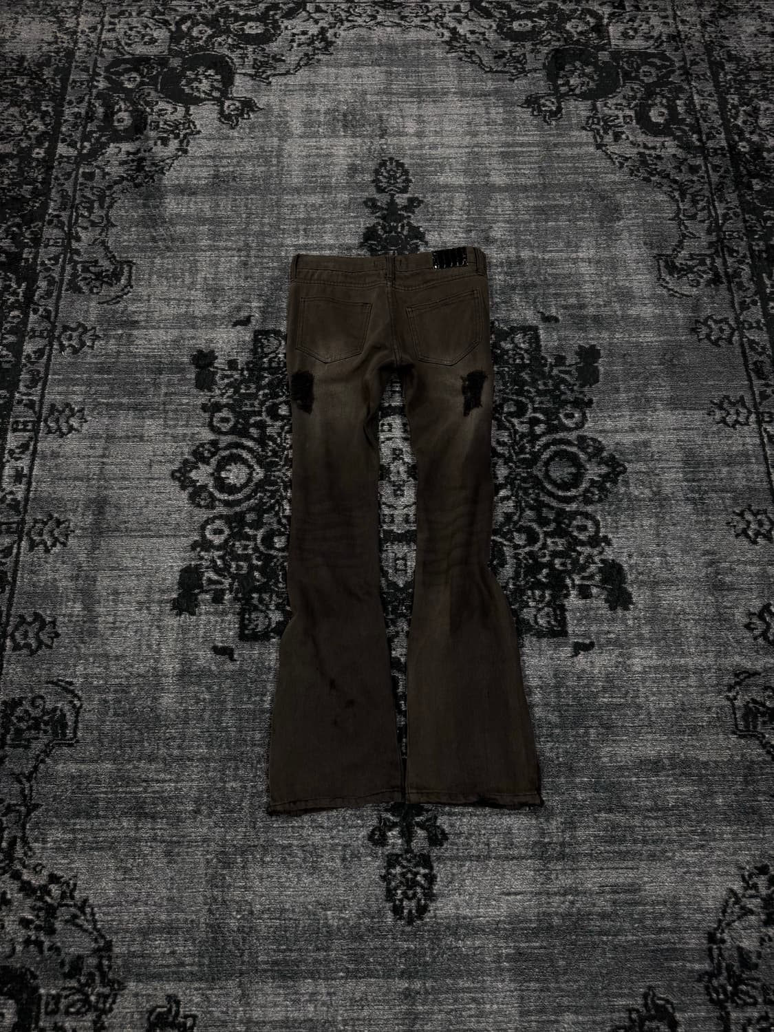 Roshell distressed zipper gimmick denim  상품이미지7