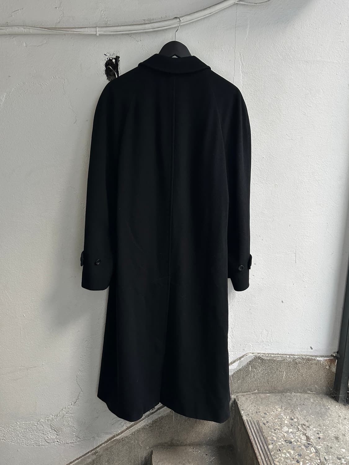 00’s 아르마니 캐시미어 코트 빈티지 발마칸 코트 상품이미지4