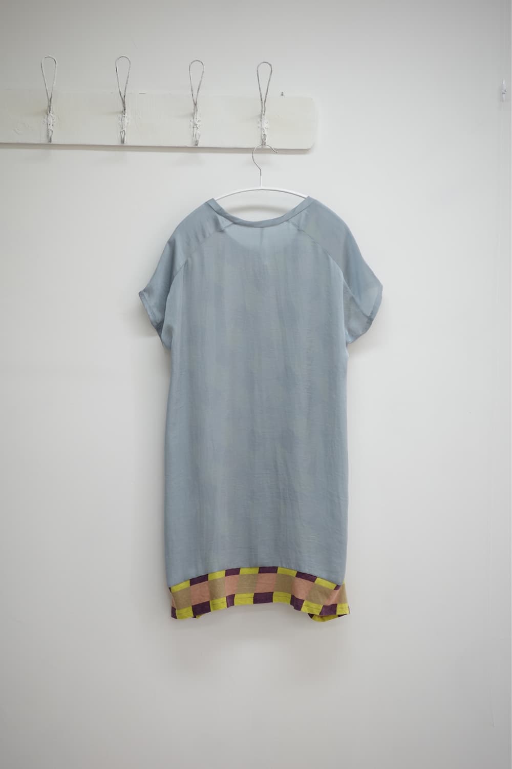수나오쿠와하라 Sunao kuwahara check one-piece 상품이미지6