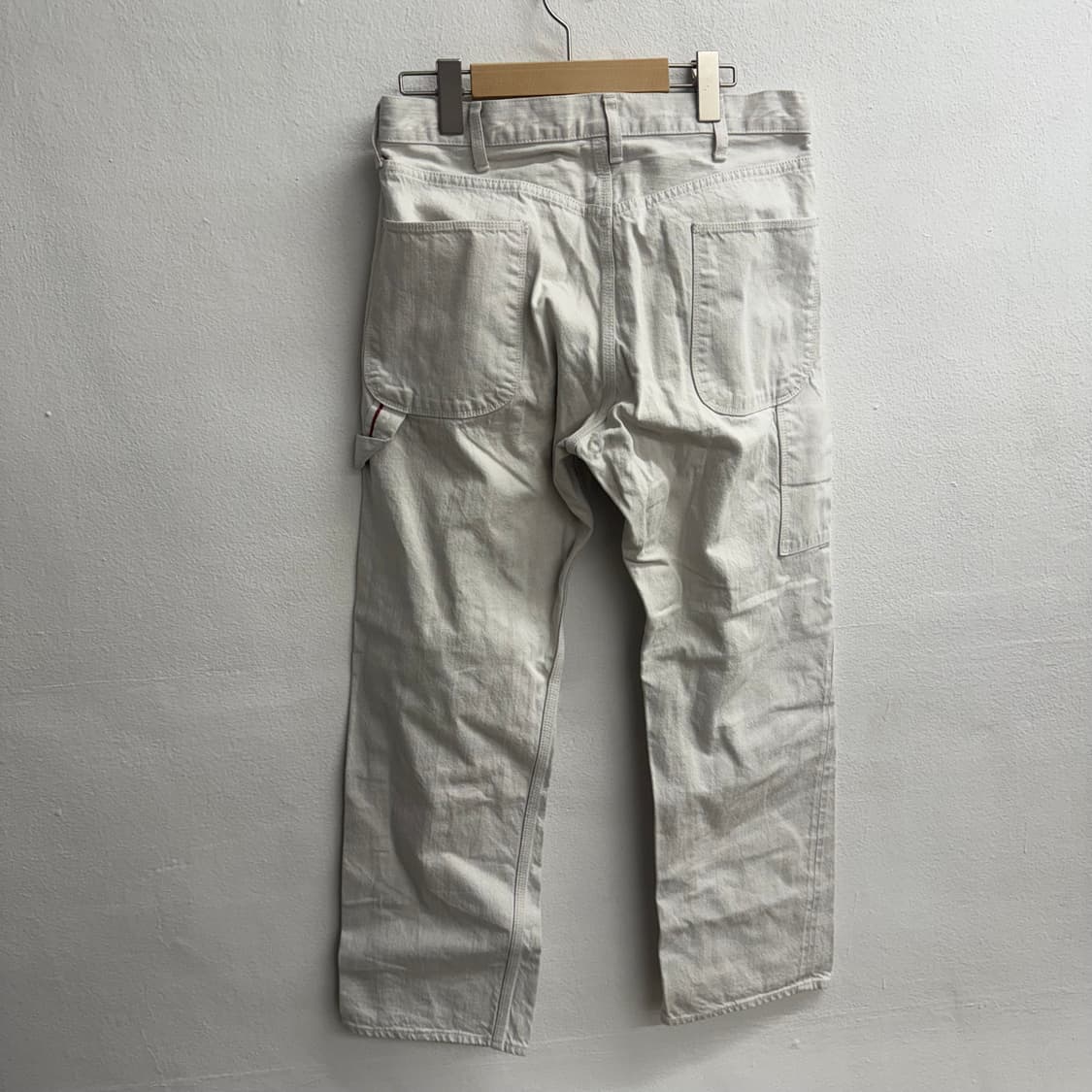 오디너리핏츠 화이트 데님 코튼 팬츠 3 상품이미지3