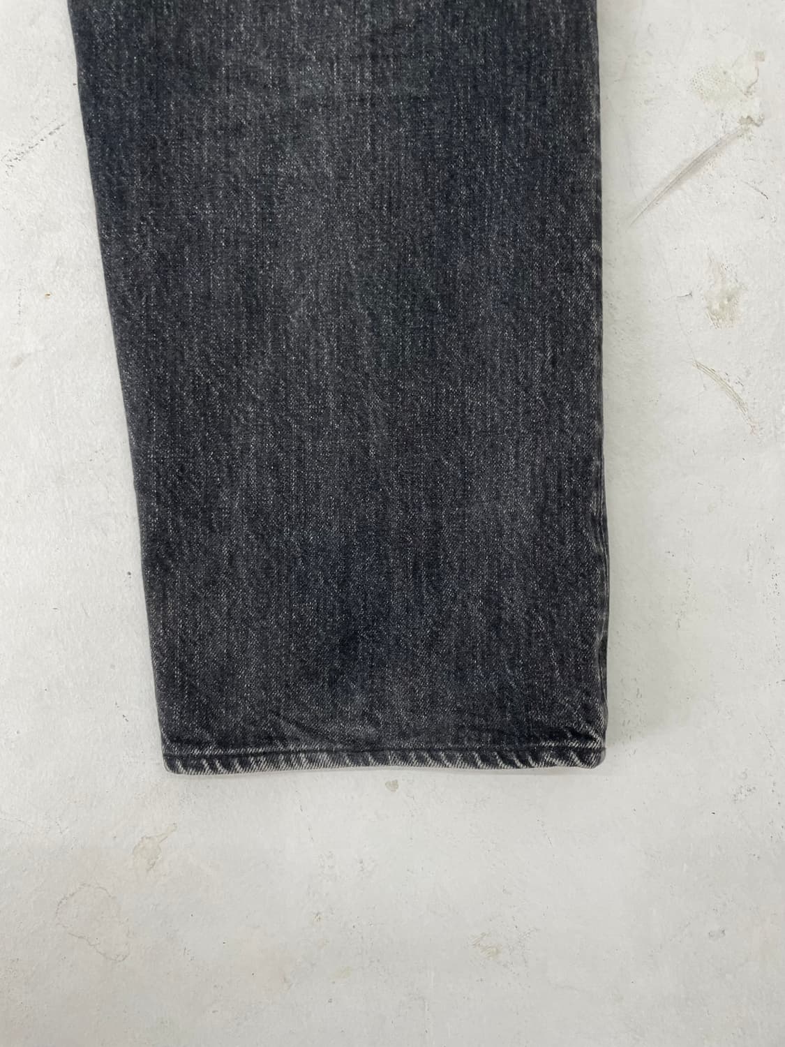 Ends and means 빈티지 워싱 블랙 데니 상품이미지5