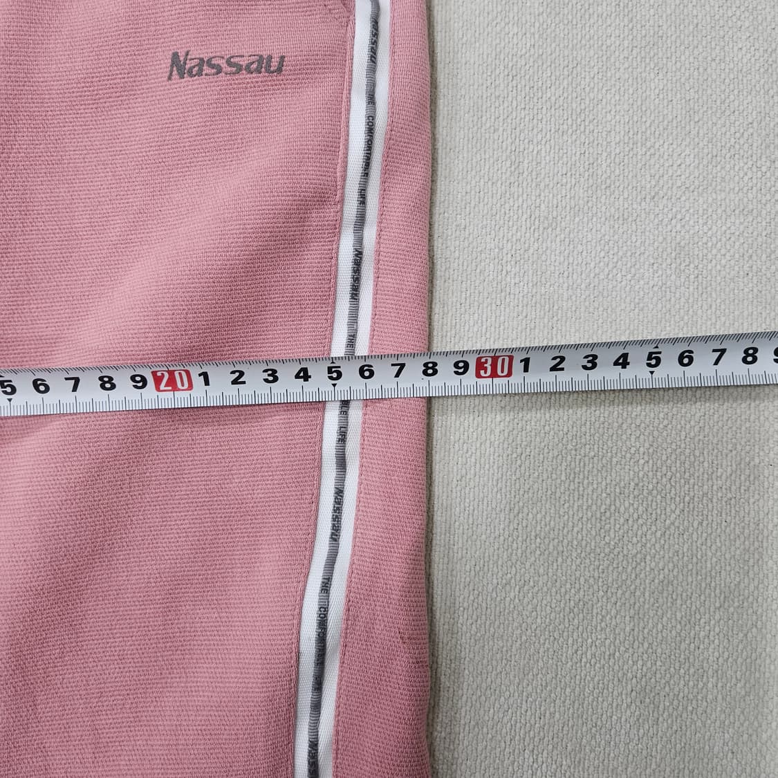 실측확인 나소 사이드라인 조거팬츠 (얼룩 0403Y 상품이미지9