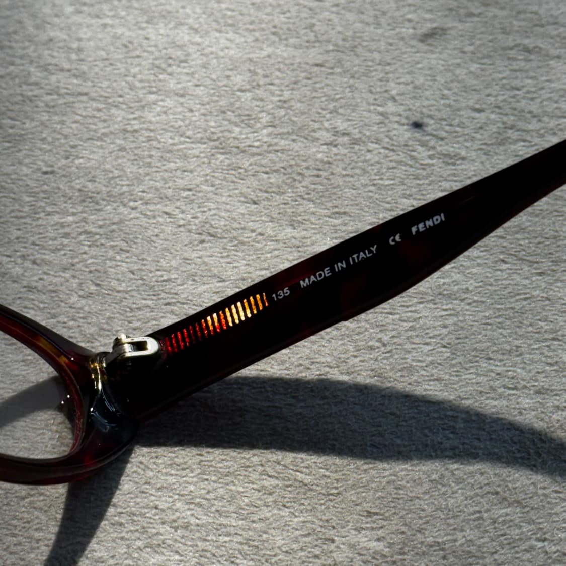 FENDI 펜디 긱시크 y2k 안경 톨토이즈 (OS) 상품이미지5