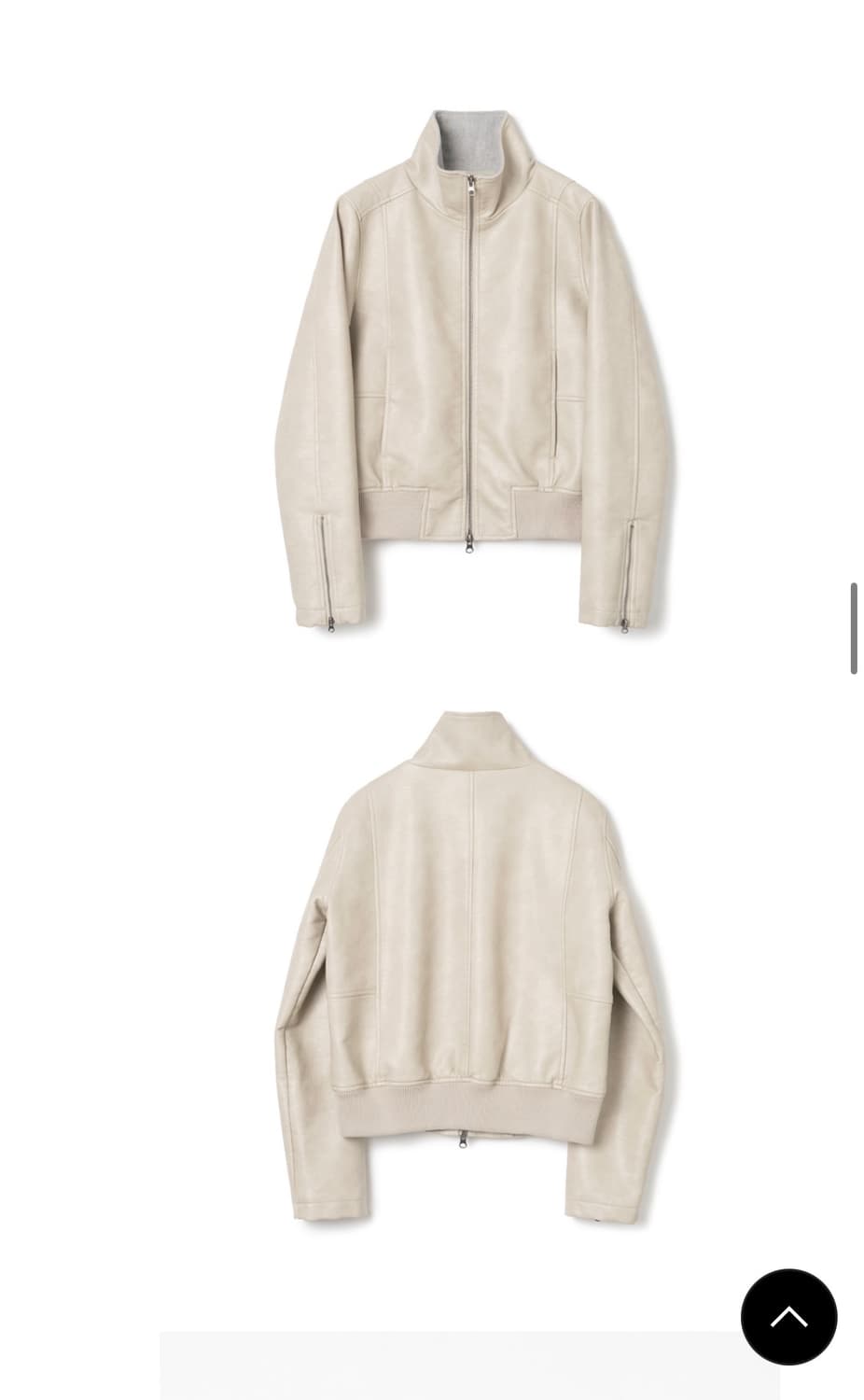 밀로 우먼 리브드 레더 워크 자켓 상품이미지1