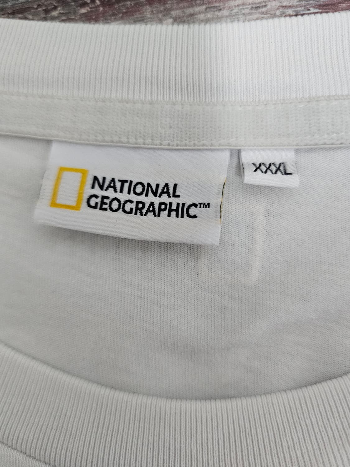내셔널지오그래픽 흰색 반팔 티셔츠 3XL 상품이미지3