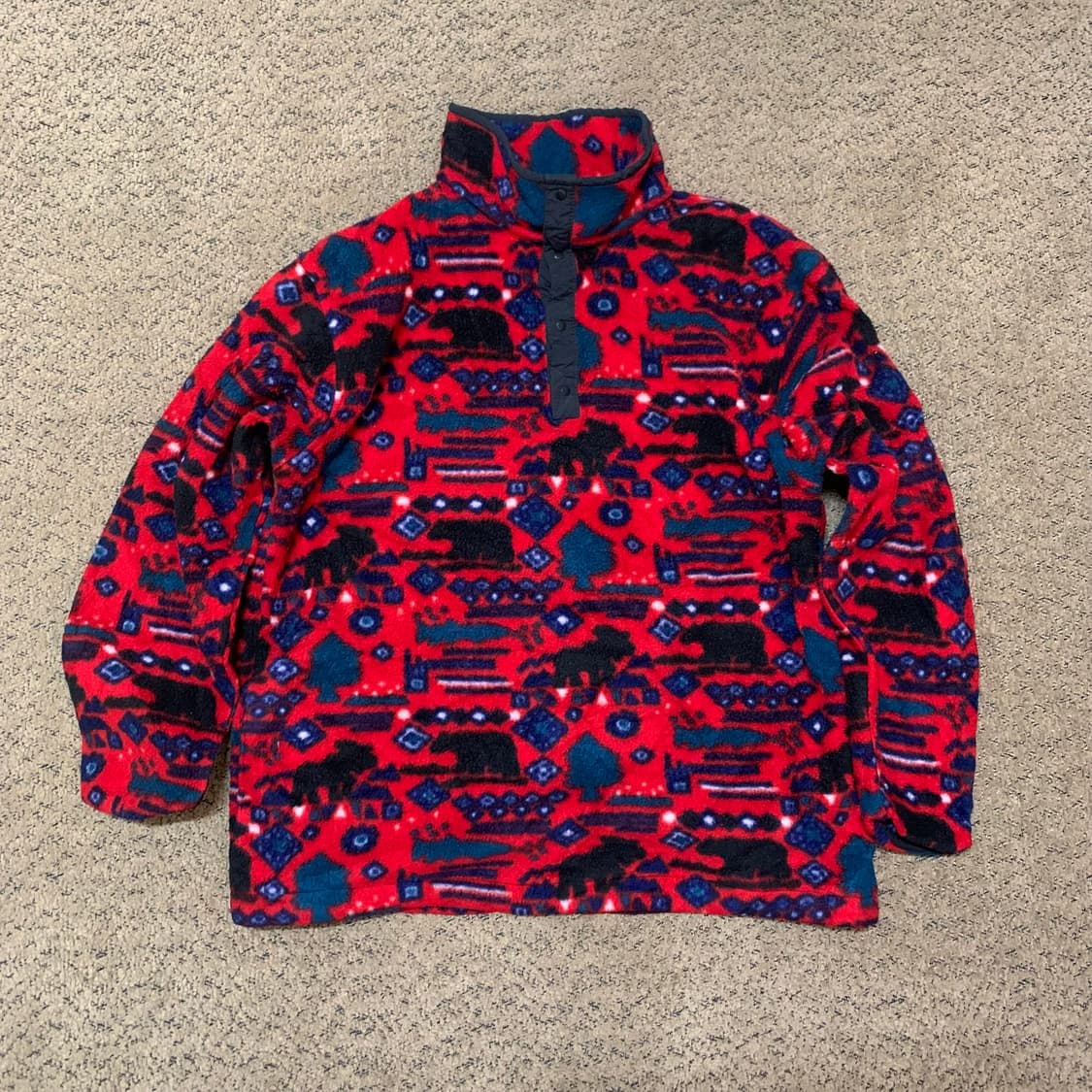 90s 엘엘빈 플리스 풀오버 W(M) 상품이미지1