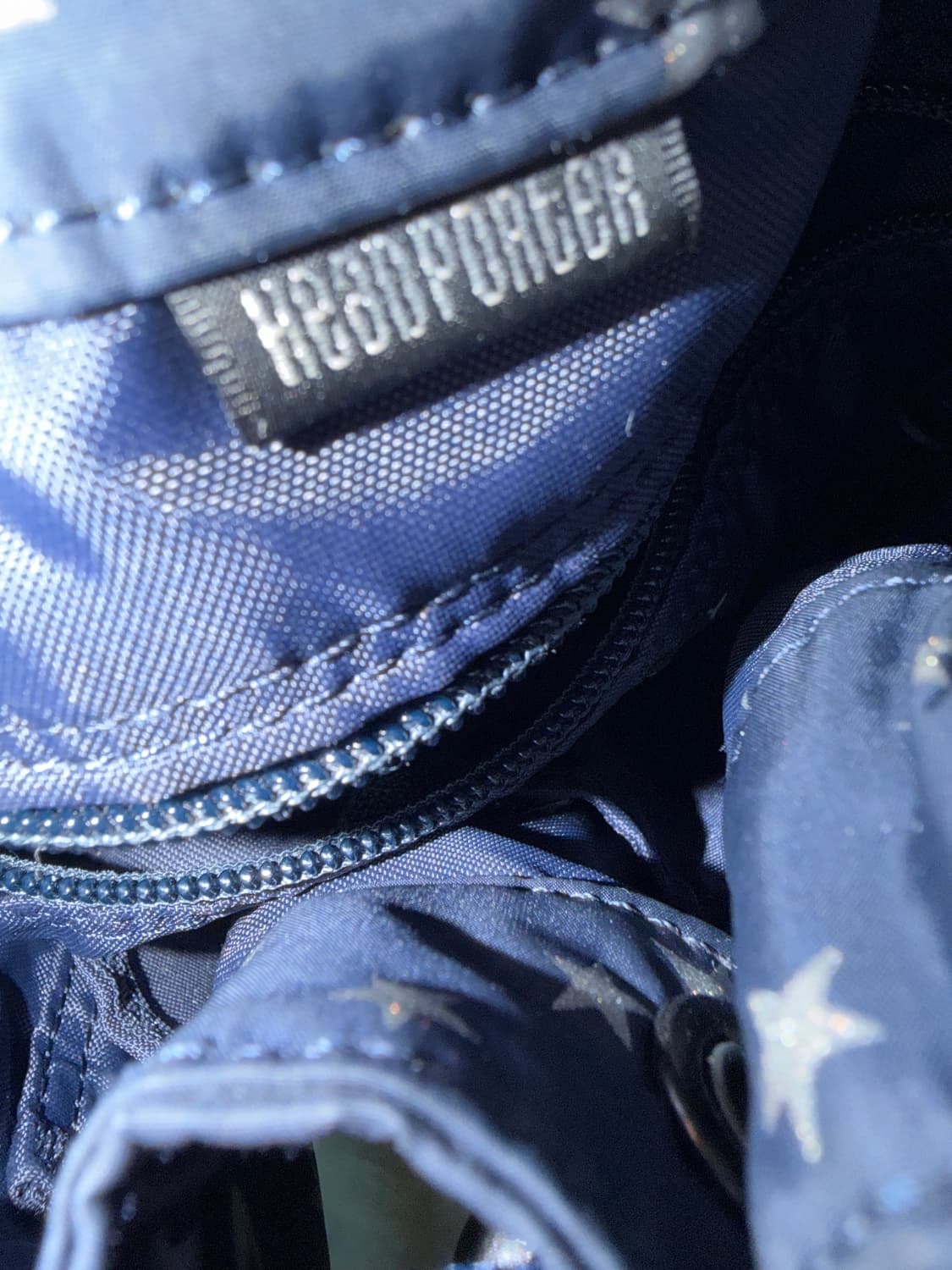 헤드포터 요시다포터 스타 패턴 벌룬삭 네이비 상품이미지5