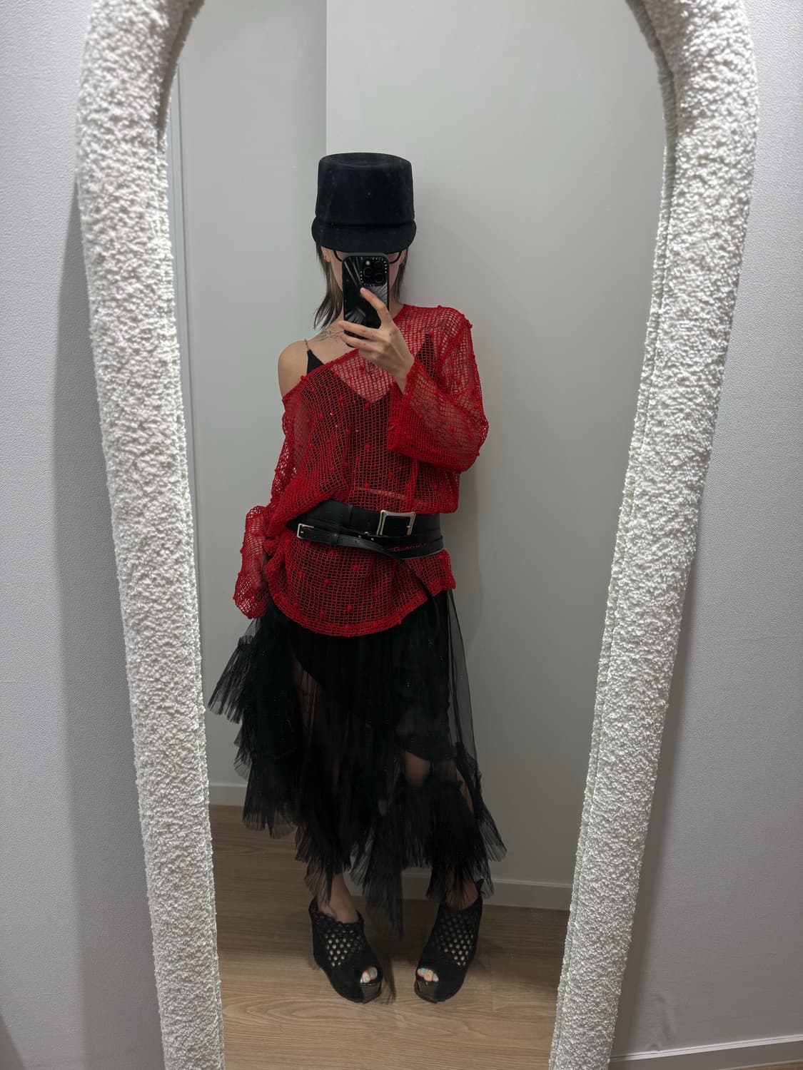 빈티지 그물 크로셰 니트 상품이미지2