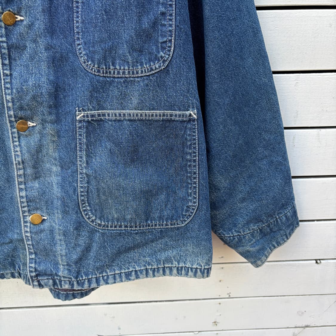 Carhartt 80~90s 칼하트 데님 초어자켓 워크자켓 상품이미지5