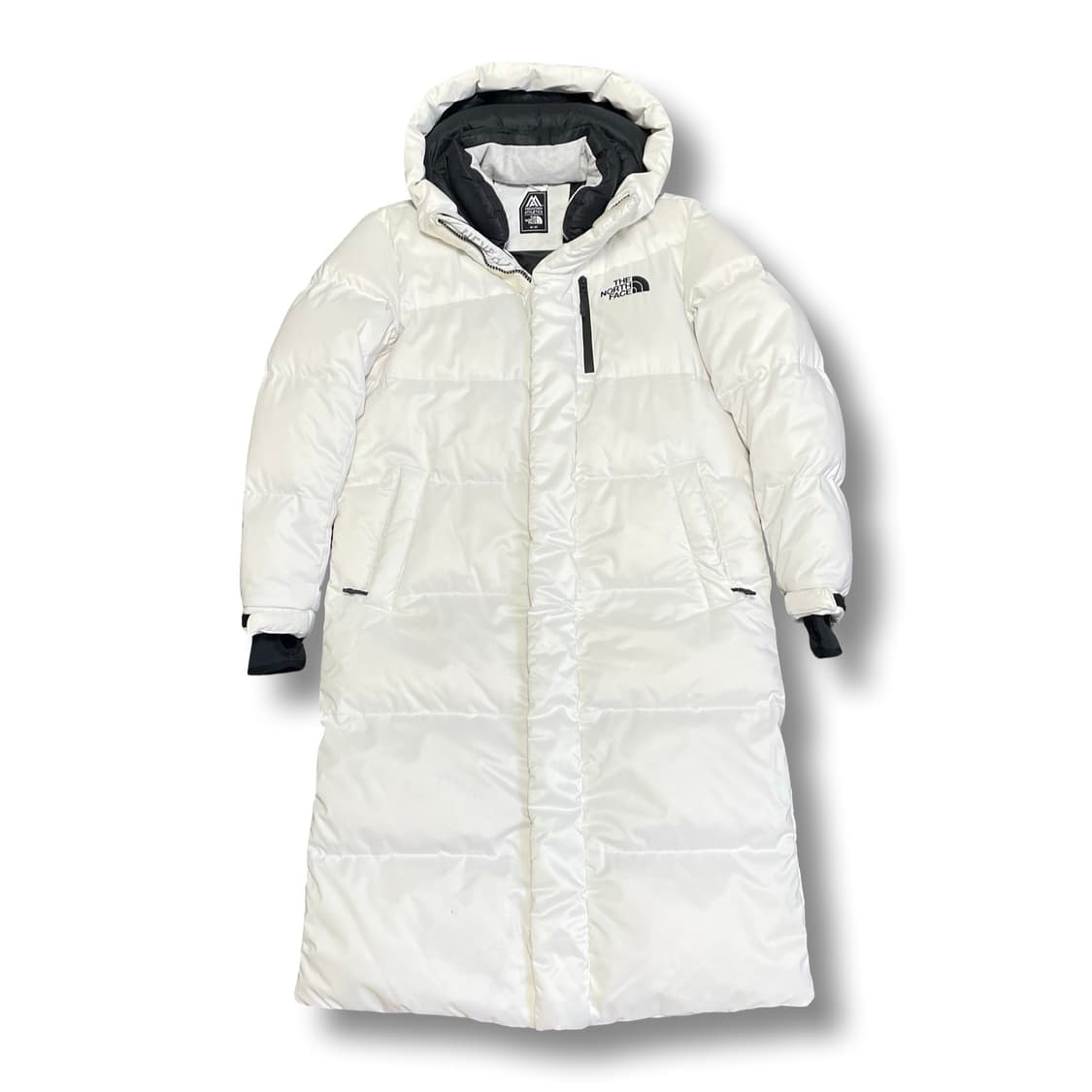 [M] 노스페이스 화이트 눕시 롱패딩 상품이미지1