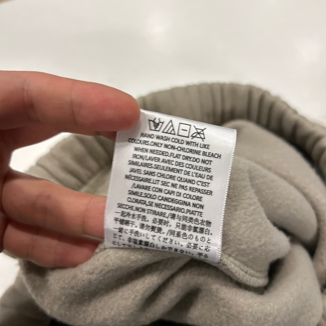 [L] 피어오브갓 에센셜 반바지 베이지 A995 상품이미지8