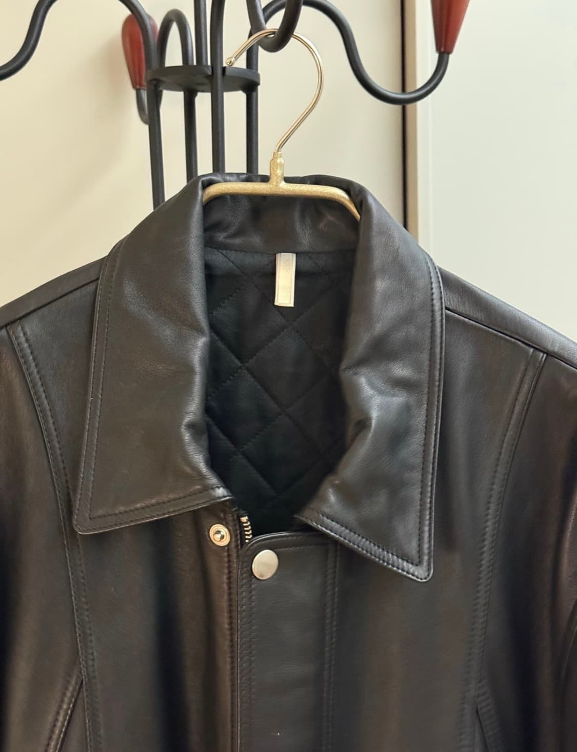 선플라워 90‘s 가죽봄버자켓 상품이미지2