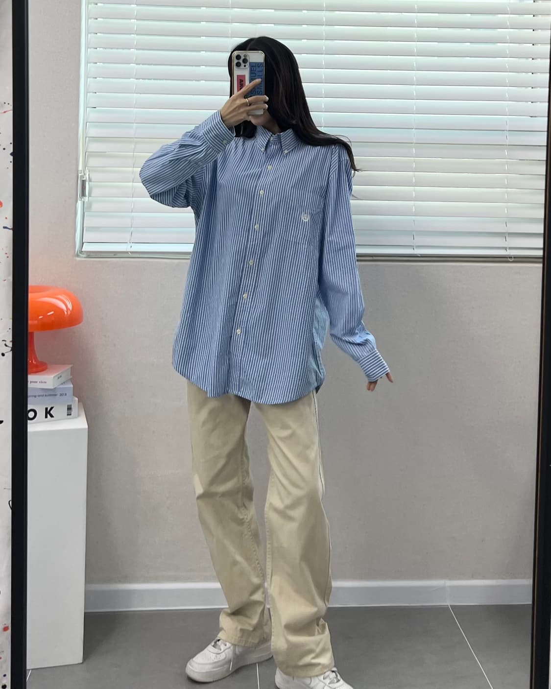 (L)CHAPS 랄프로렌 스트라이프셔츠-M1672 상품이미지9