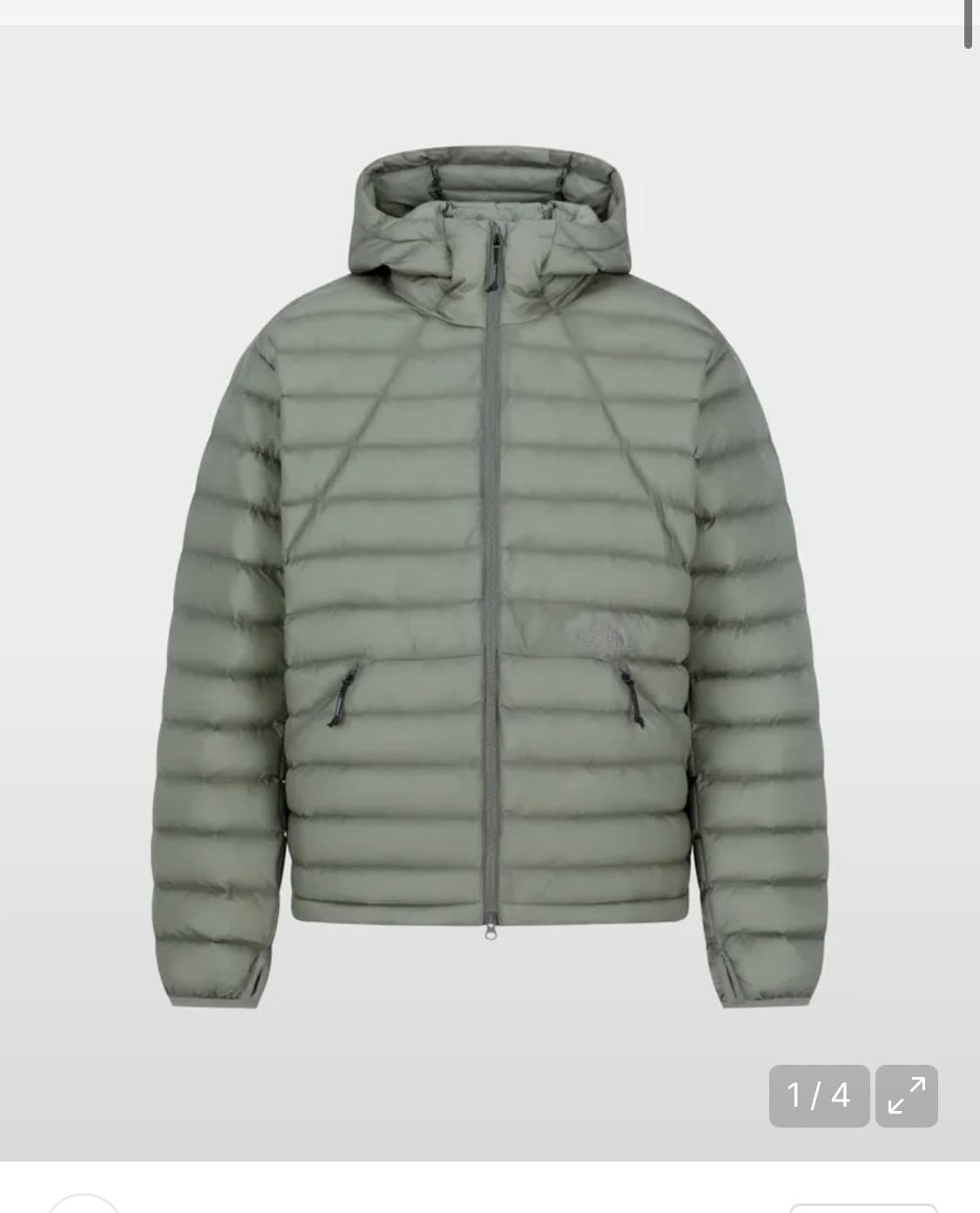 실착2회,오염X)노스페이스화이트라벨 벤투스 온 자켓 라이트 카키 95 상품이미지1