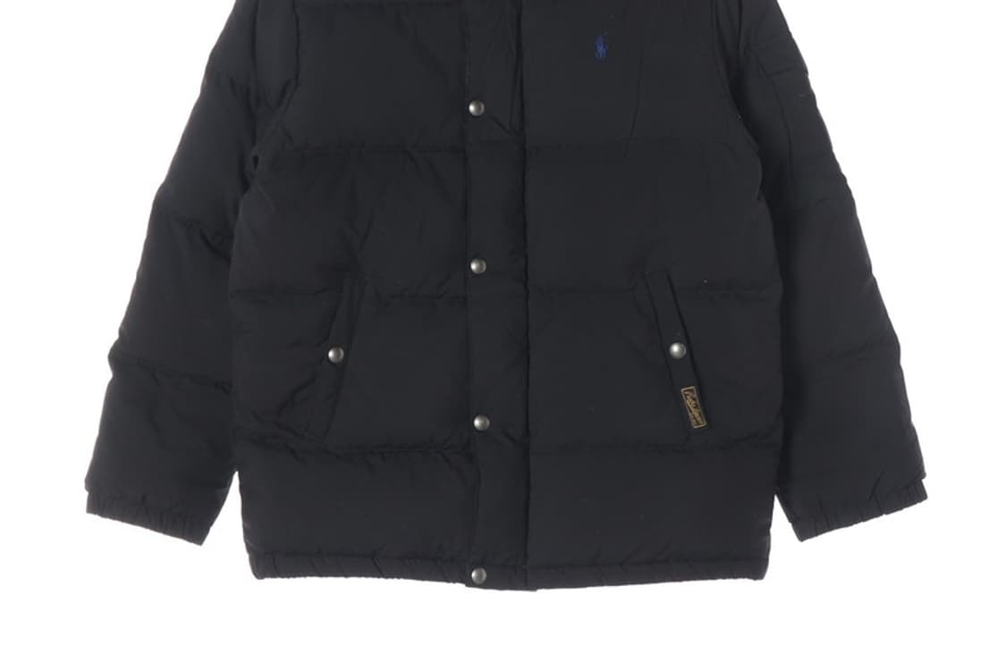 폴로 랄프로렌 보이즈 엘름우드 다운 자켓 블랙 L 14-16 상품이미지5