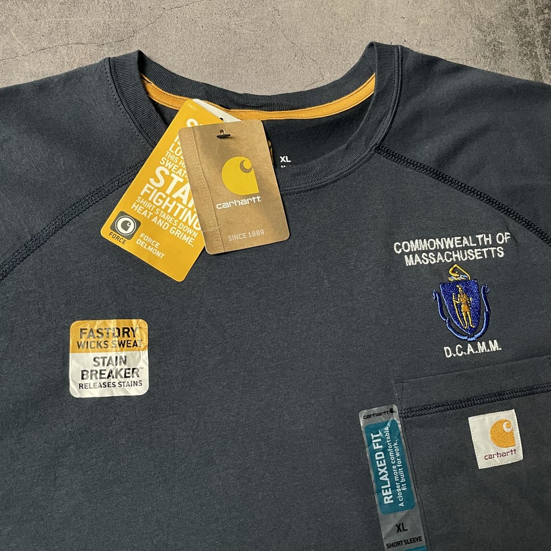 CARHARTT 데드스탁 칼하트 포켓 워 반팔티셔츠 A01110 상품이미지2