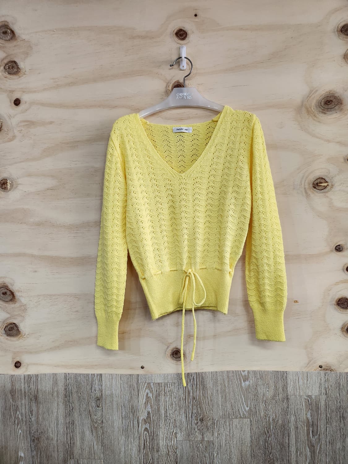 562) 여성 브이넥 니트 상품이미지1