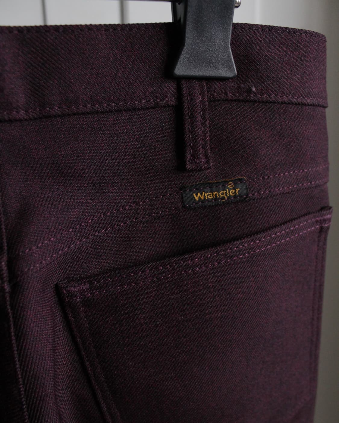 Wrangler burgundy poly pants 상품이미지6