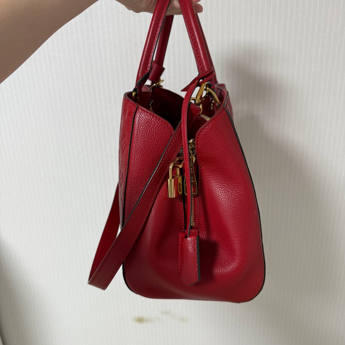 루이비통 몽테뉴 알프렝뜨 mm 레드 상품이미지4