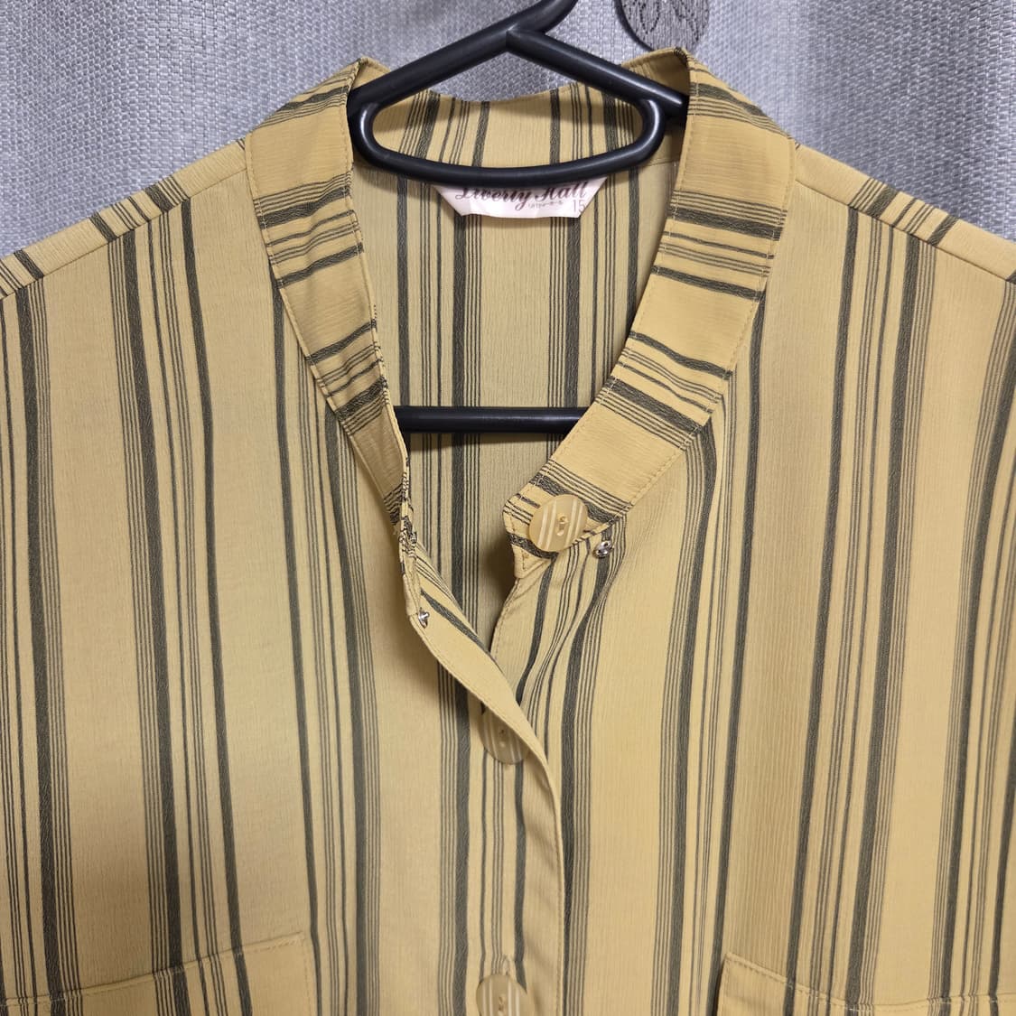 Liberty Hall 빈티지 반팔 셔츠 블라우스 L(100) 상품이미지2