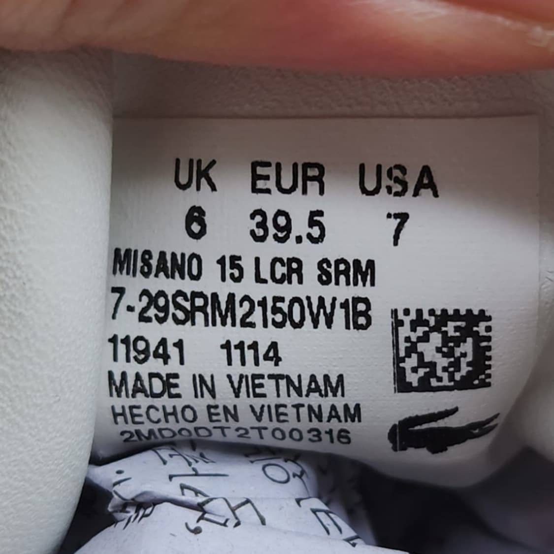 라코스테 미사노 스니커즈 39.5 250 상품이미지6