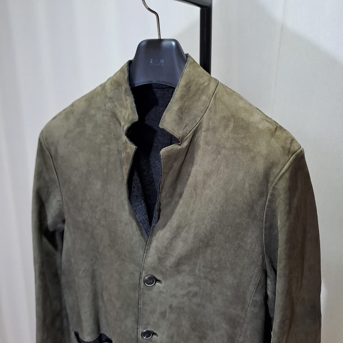 (택포) 코오롱시리즈 누벅 양가죽 모 안감 블레이저 105 B492 상품이미지3