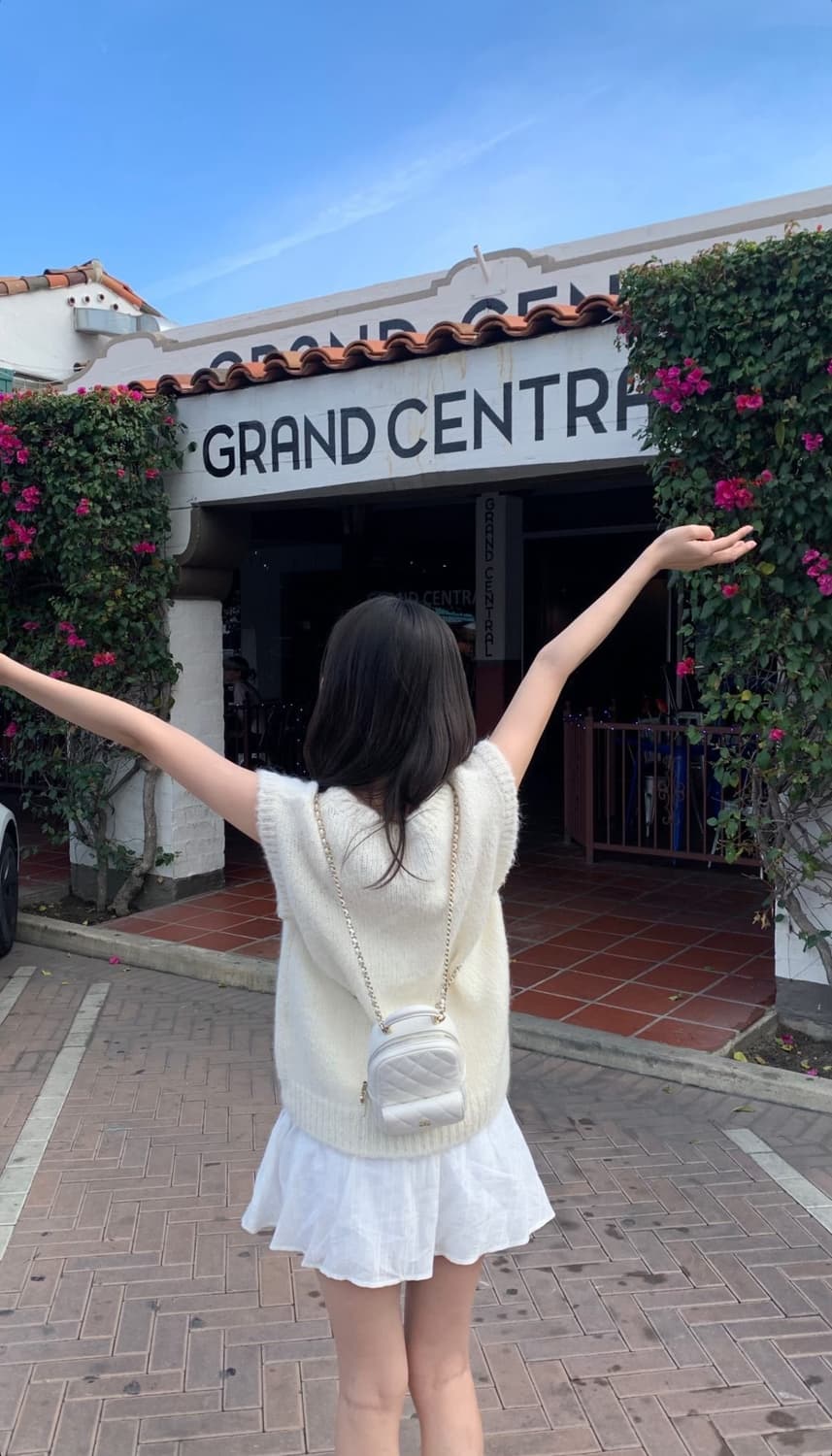 윤슬 알파카 베스트 아이보리 alpaca vest 상품이미지9