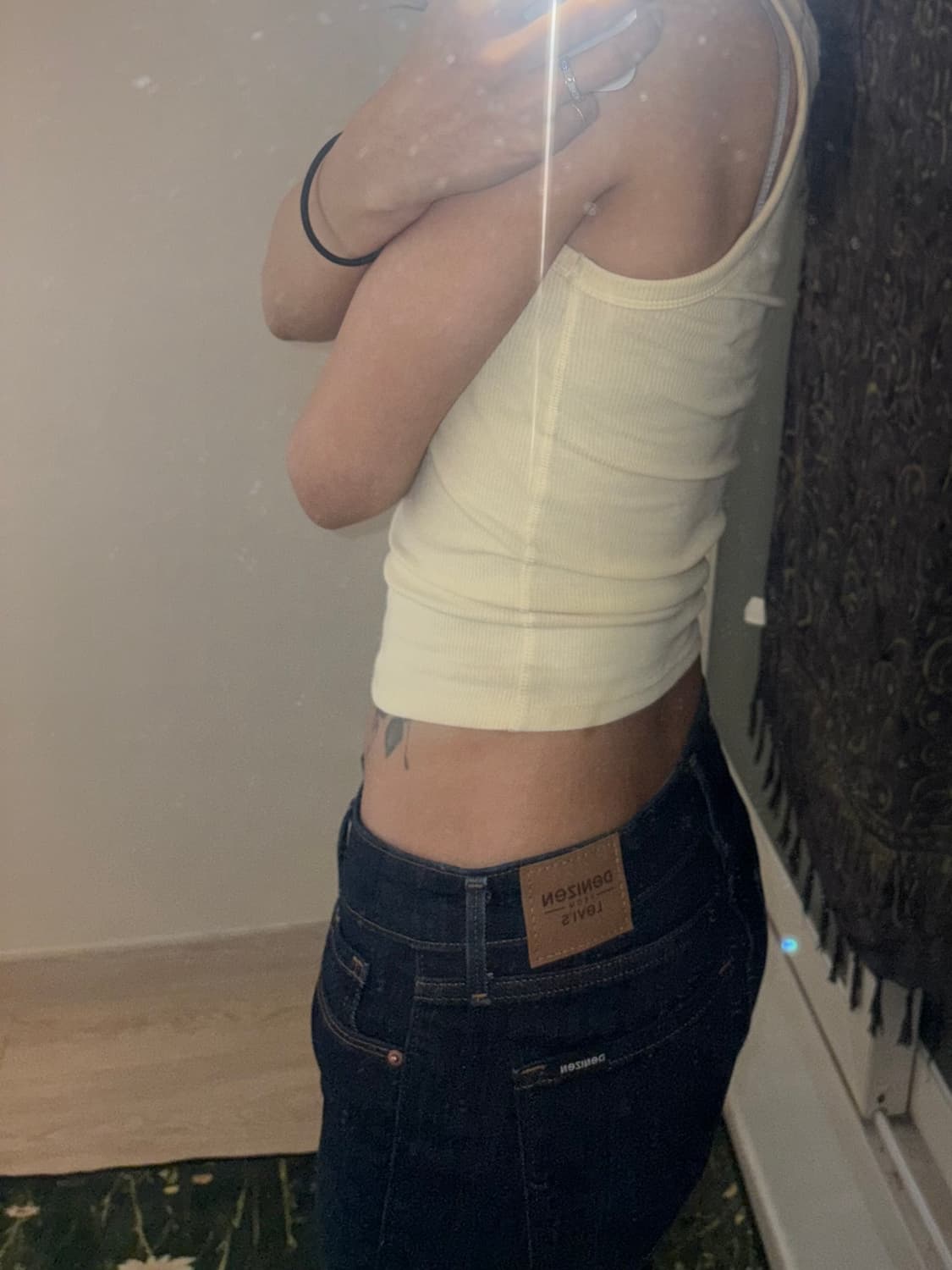 리바이스 중청 미디라이즈 세미 부츠컷 데님팬츠 상품이미지1