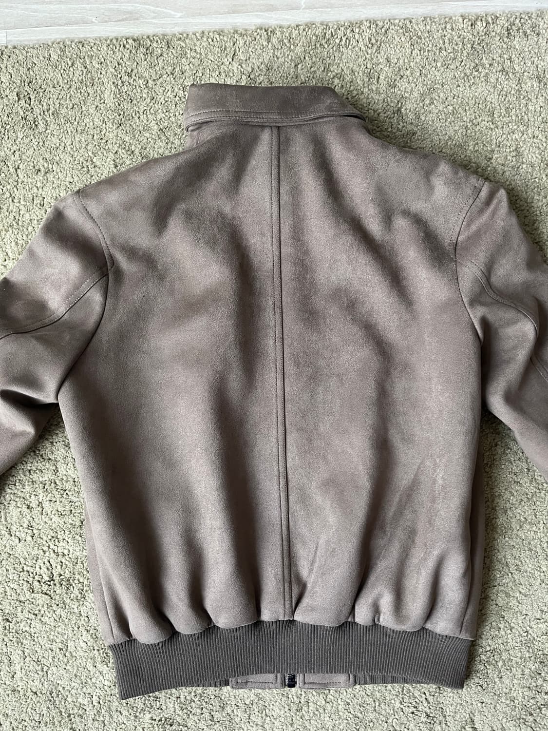 자라 스탠다드핏 칼라넥 페이크 스웨이드 자켓 상품이미지5