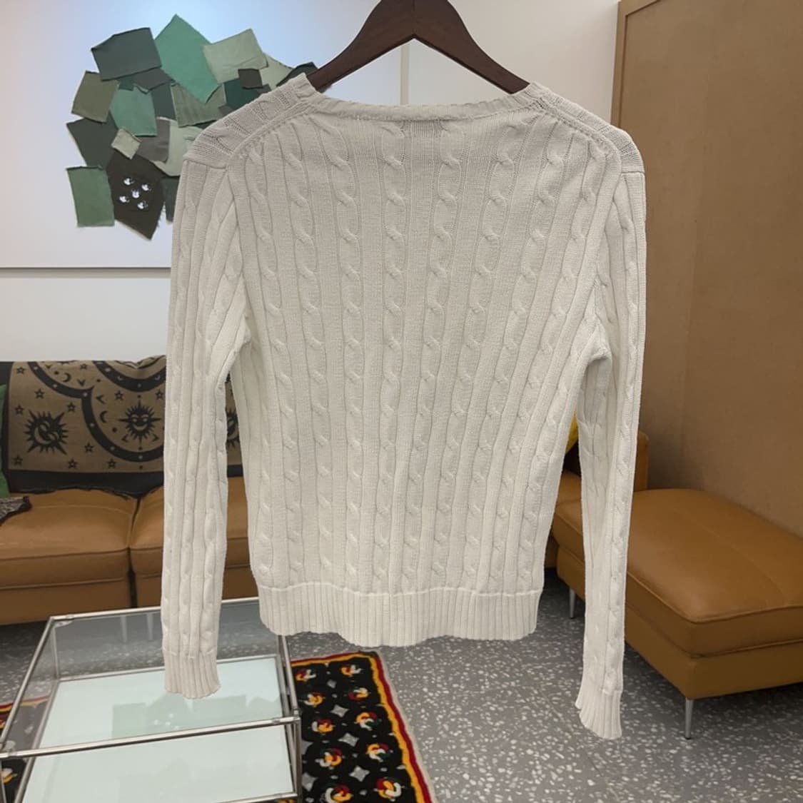 폴로 랄프로렌 모던 캐주얼 꽈배기 케이블 니트 M C07931 상품이미지4