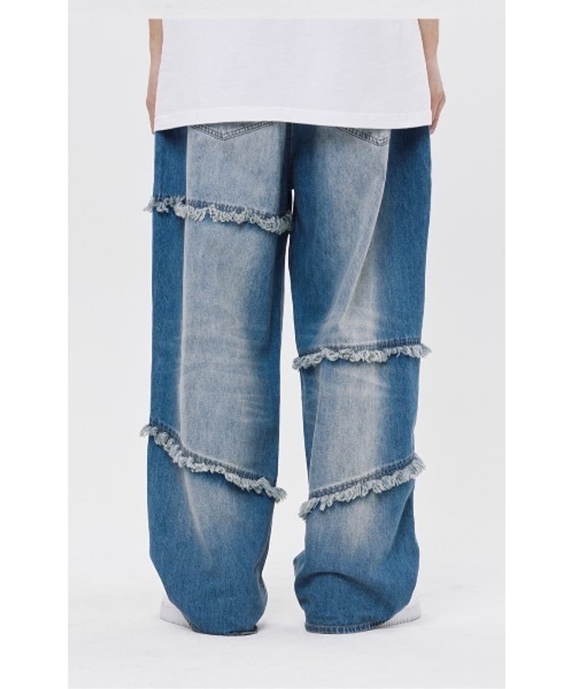 로맨틱크라운 와이드 진 데님 청바지 XL 상품이미지2