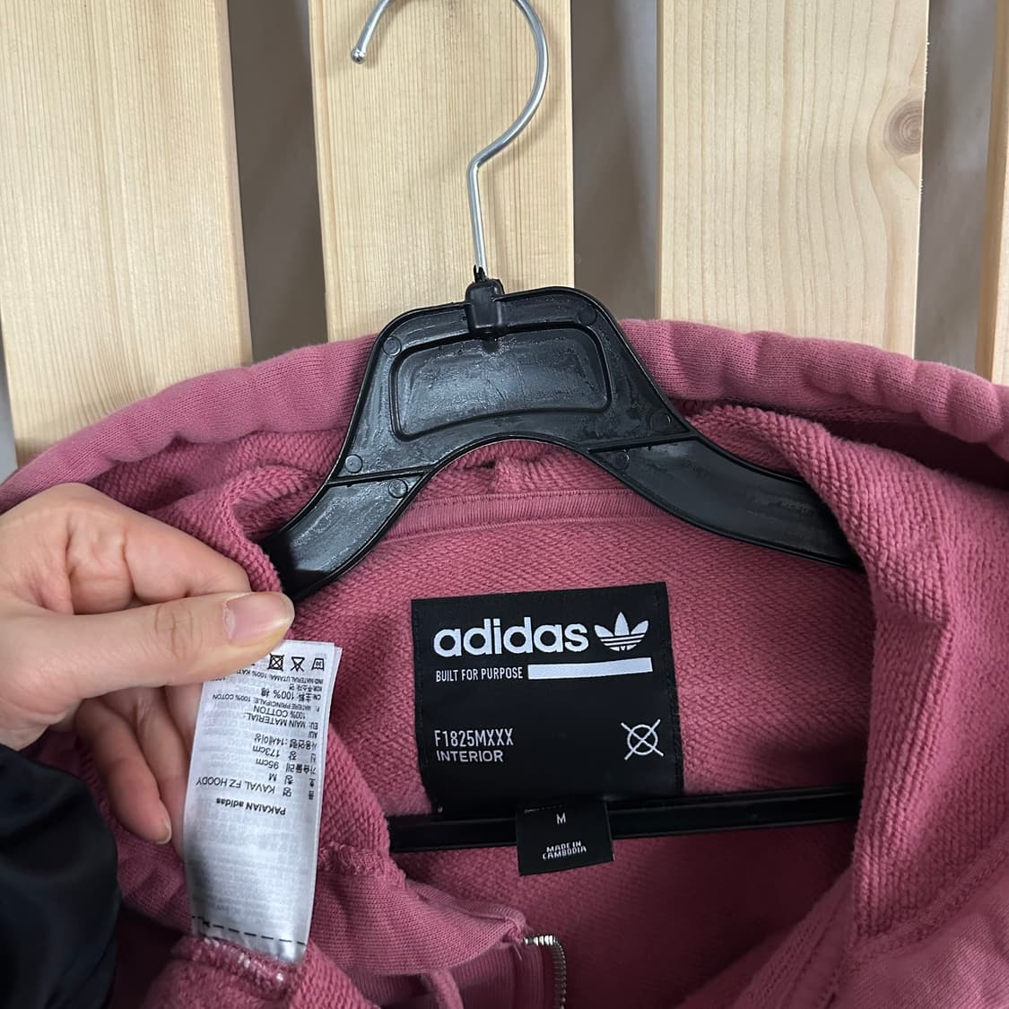 (M) 아디다스 핑크 후드집업 상품이미지6