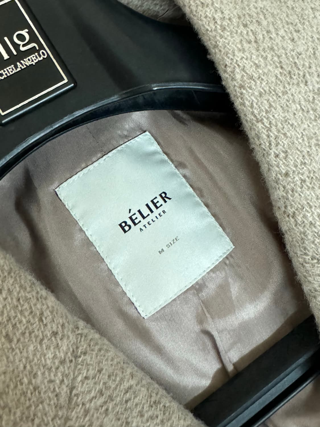 벨리에 컷업 오버사이즈 싱글코트 M 상품이미지2