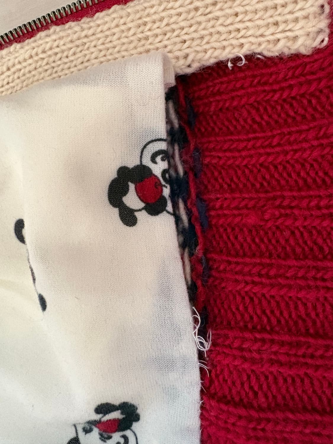 Hysteric Glamour 판다 자카드 후드 니트 베스트 상품이미지10