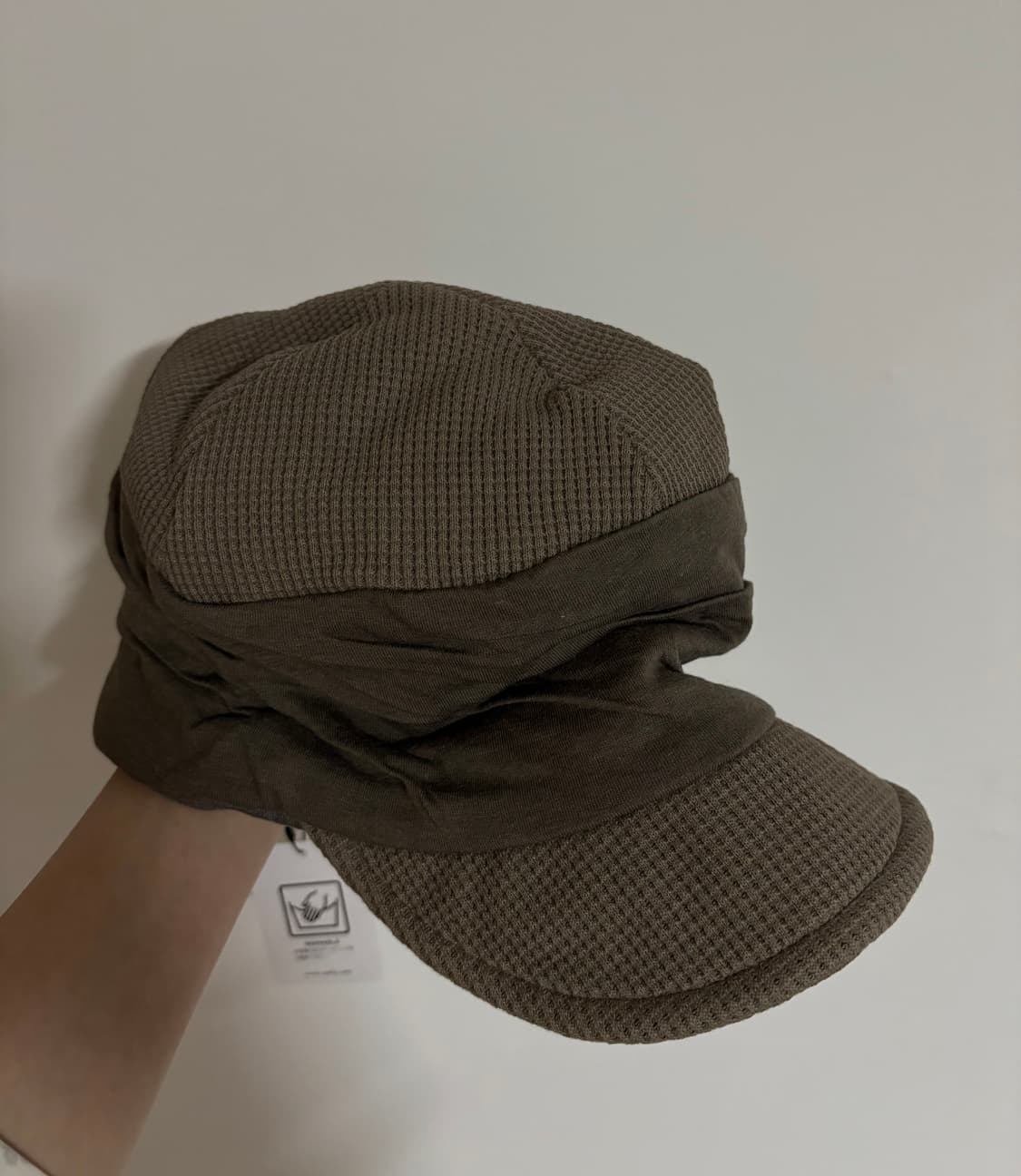 카시라 드레이프캡 브라운 상품이미지1