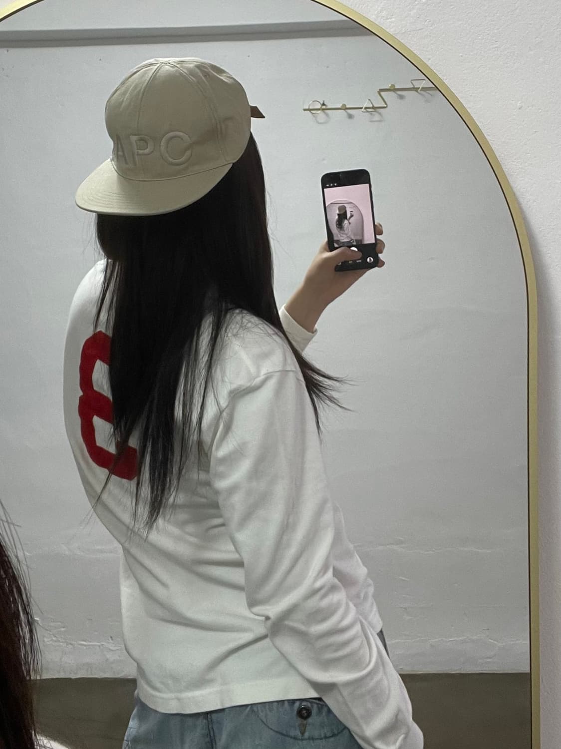 A.P.C. 베이지 볼캡 S사이즈 상품이미지1
