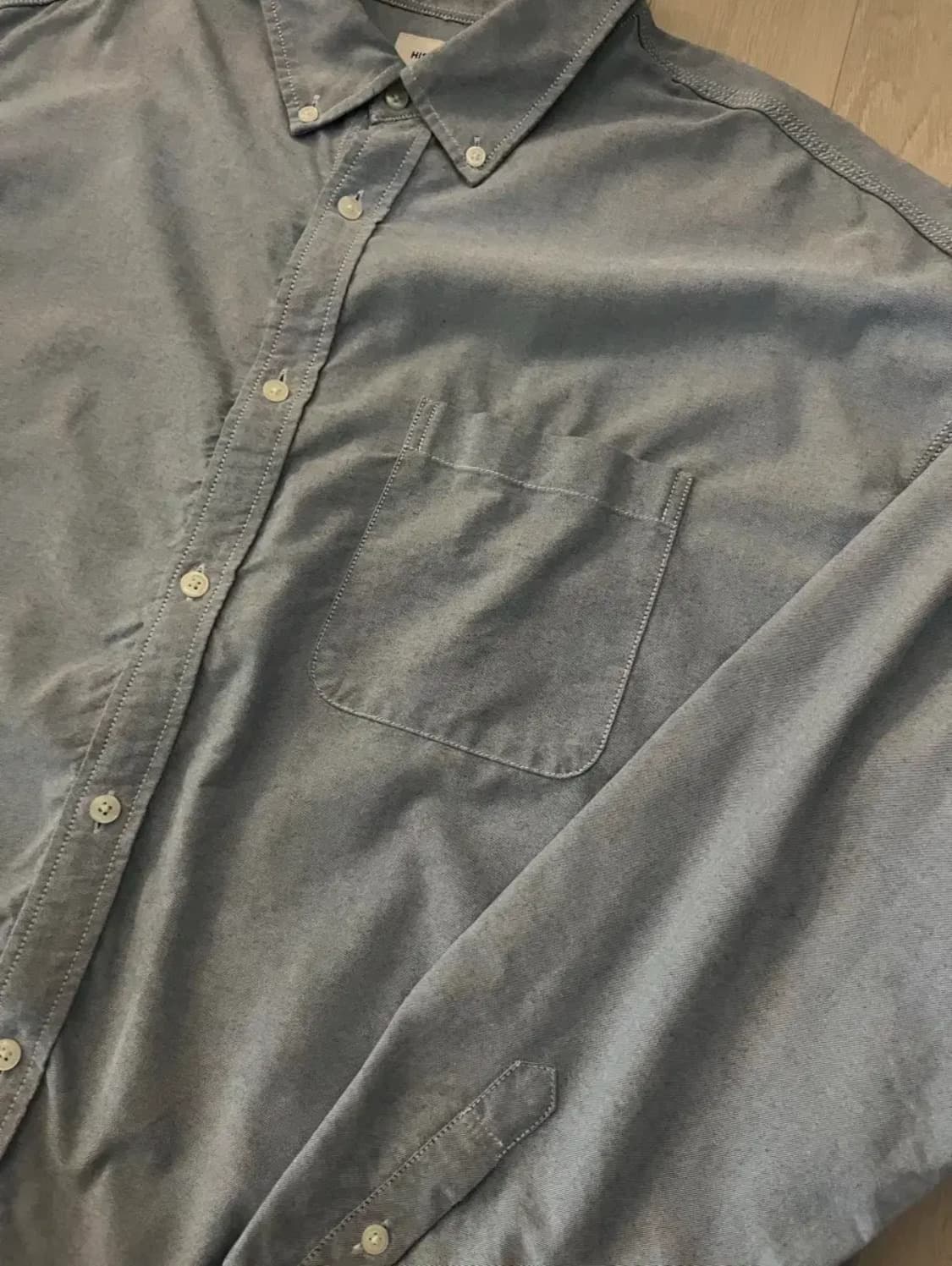 HIS 헤지스 그랜트 옥스포드셔츠 L 상품이미지2