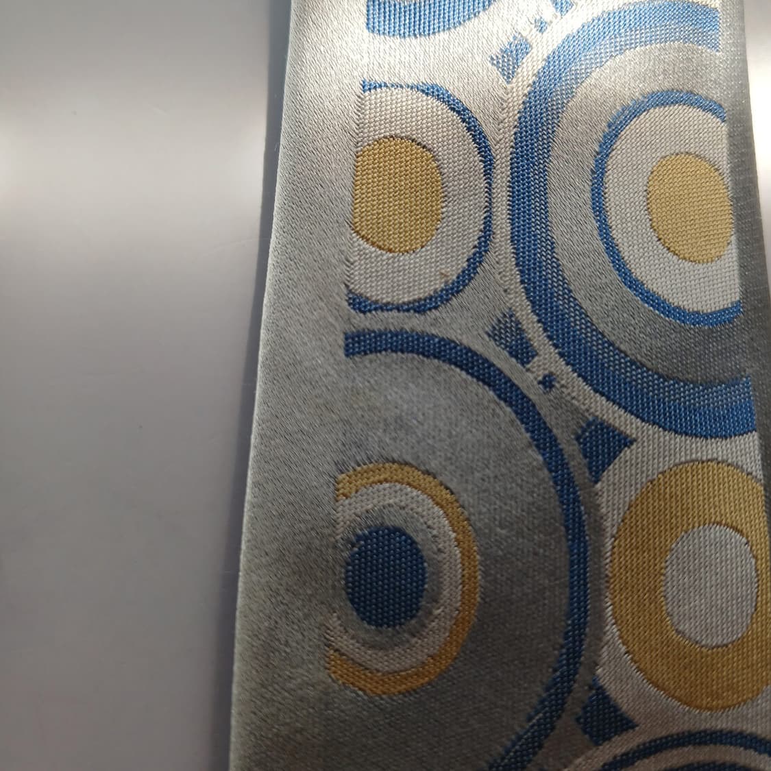 밀라숀 실크 블루 서클 패턴 넥타이 9.5cm A~B등급 A18362
 상품이미지8