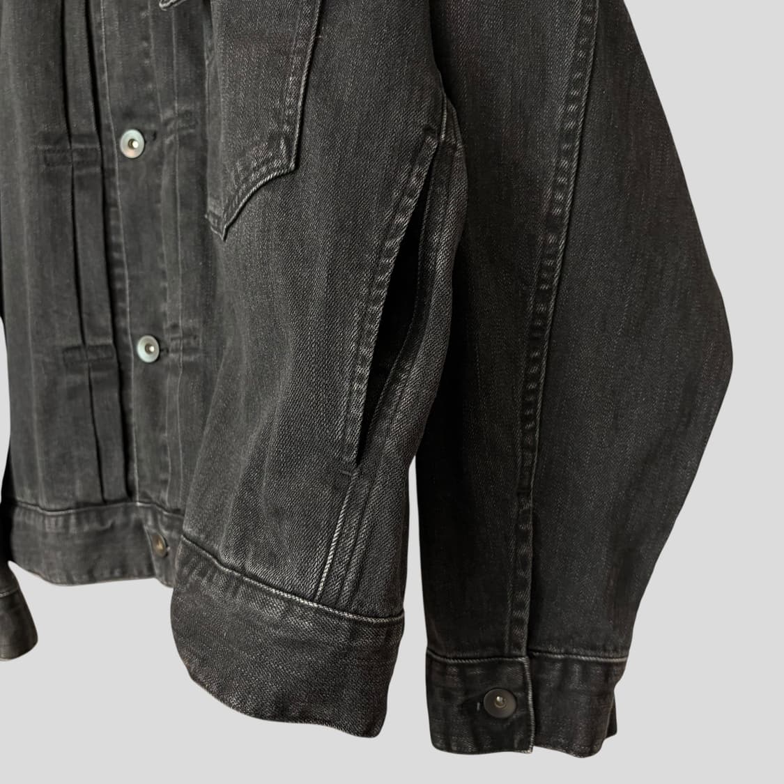 (L)유니클로 데님 트러커 자켓 상품이미지5