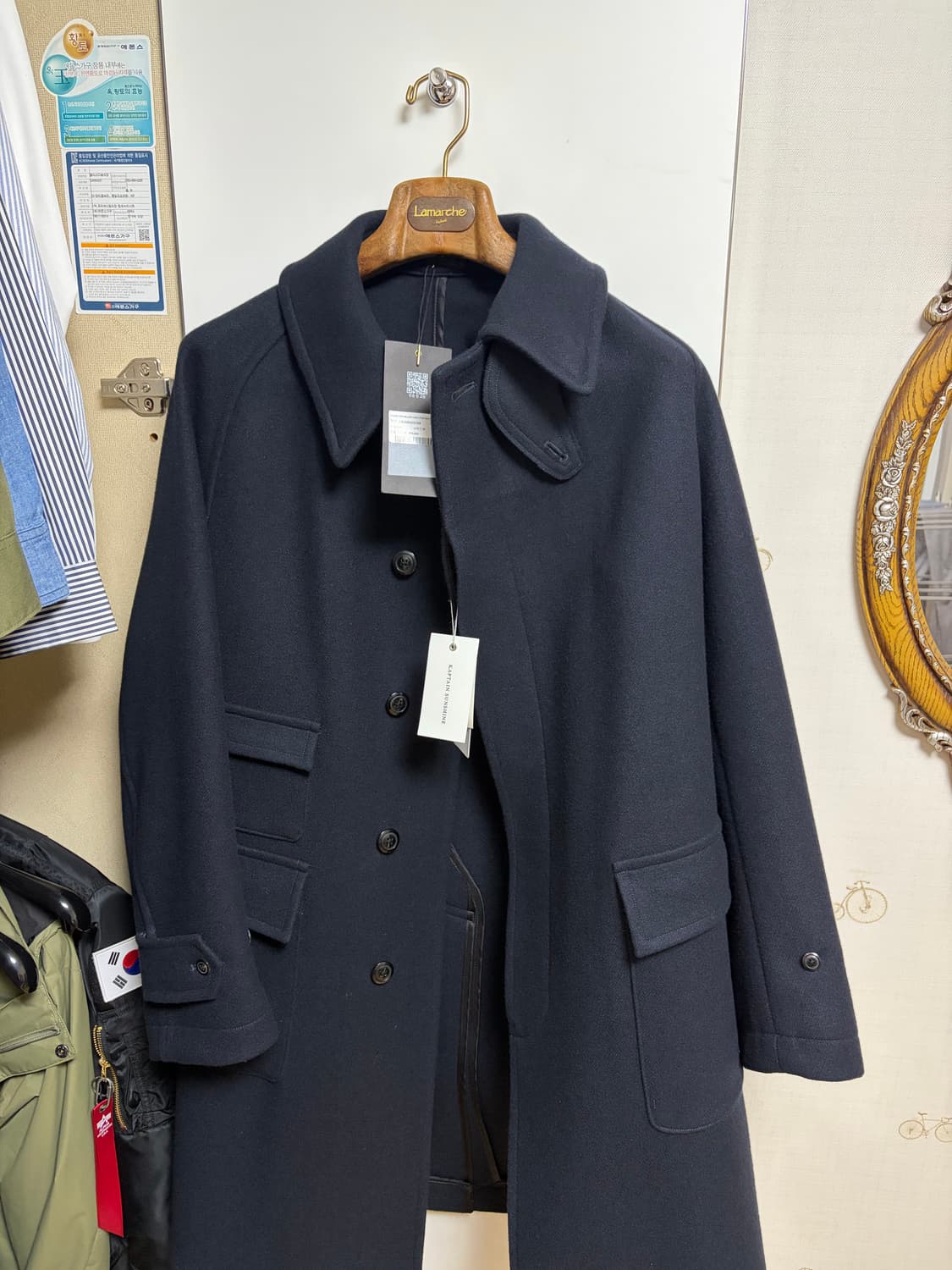 25FW 캡틴선샤인 트래블러 네이비 3사이즈 새상품 상품이미지1