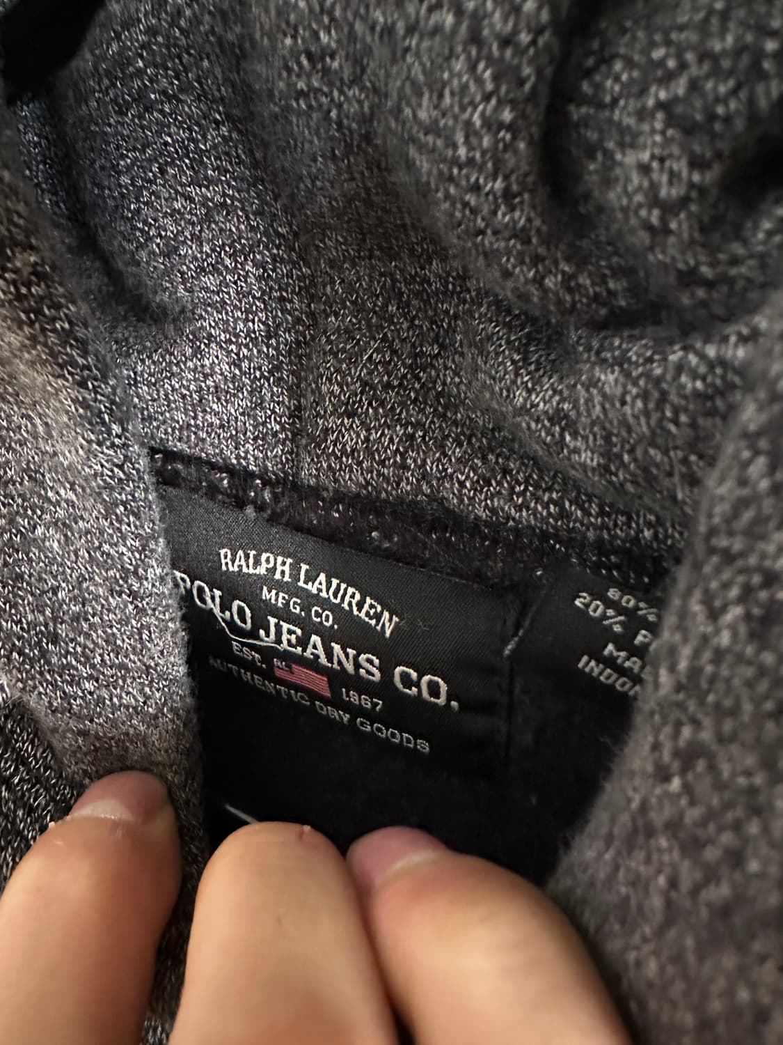 00s Ralph Lauren Polo Jeans Co. 후드 상품이미지3