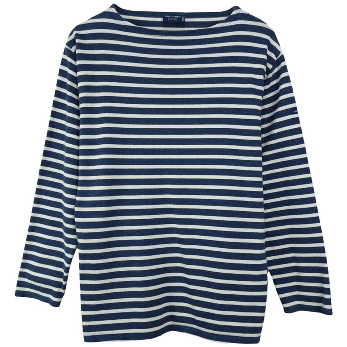 세인트제임스 스트라이프 보트넥 루즈핏 롱슬리브 긴팔티 M18927 상품이미지2