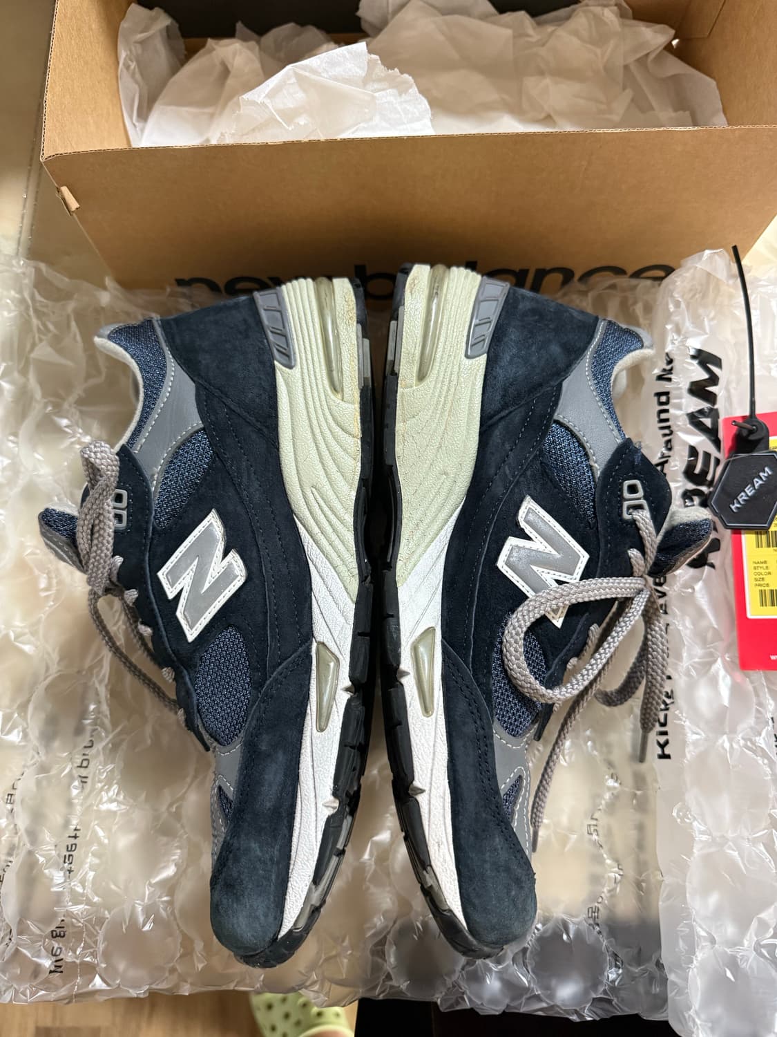 260 뉴발란스 991 Made in UK 네이비 상품이미지3